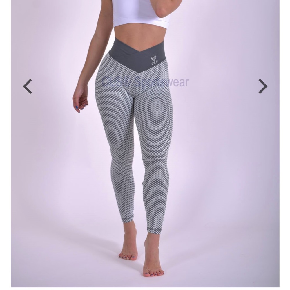 CLS Geo Cru Textured Leggings Tik Tok